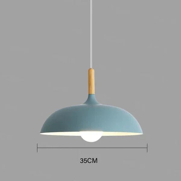 Lampada a sospensione in rovere scandinavo ScandiLuxe