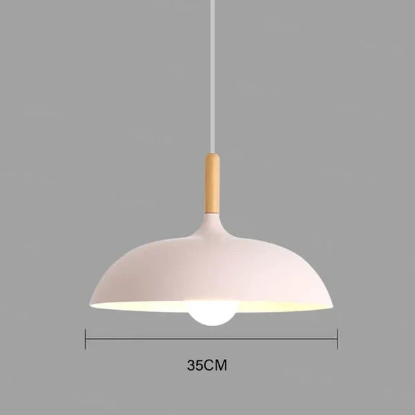 Lampada a sospensione in rovere scandinavo ScandiLuxe