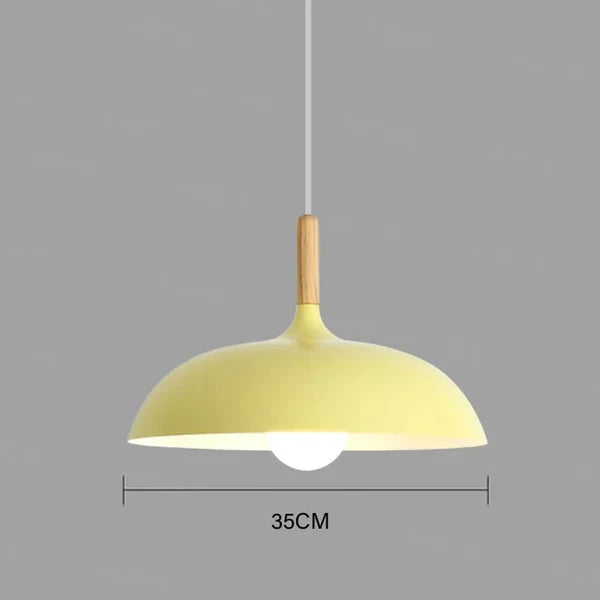 Lampada a sospensione in rovere scandinavo ScandiLuxe