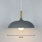 Lampada a sospensione in rovere scandinavo ScandiLuxe