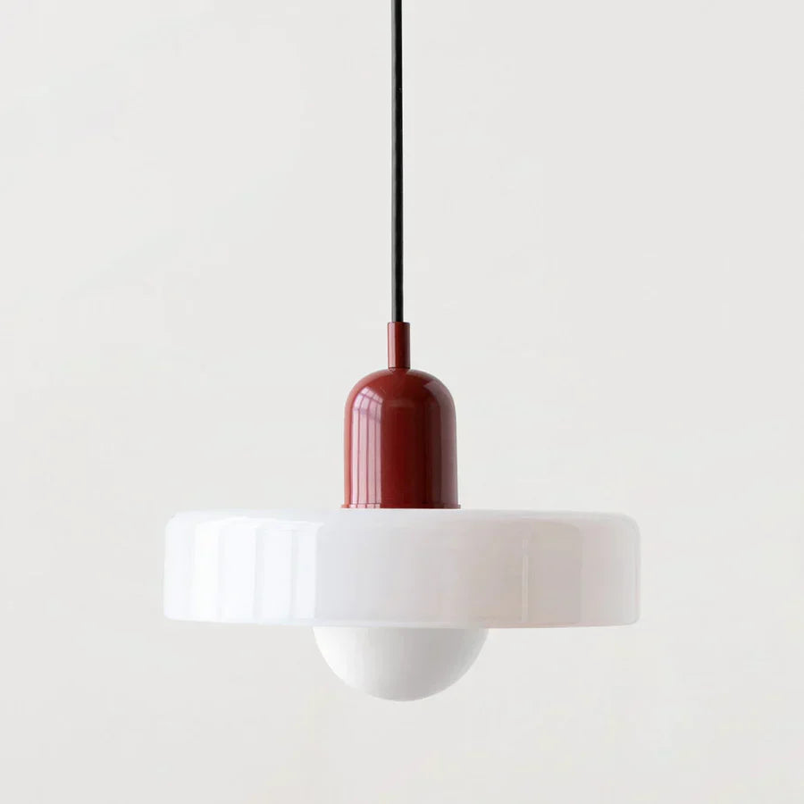 Lampada a sospensione in vetro soffiato stile scandinavo