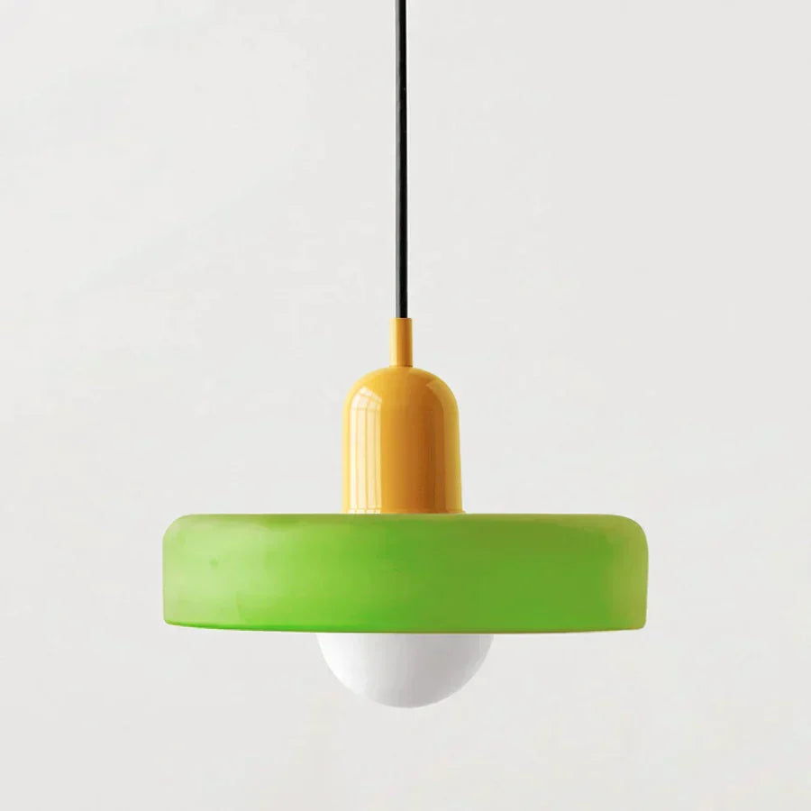 Lampada a sospensione in vetro soffiato stile scandinavo