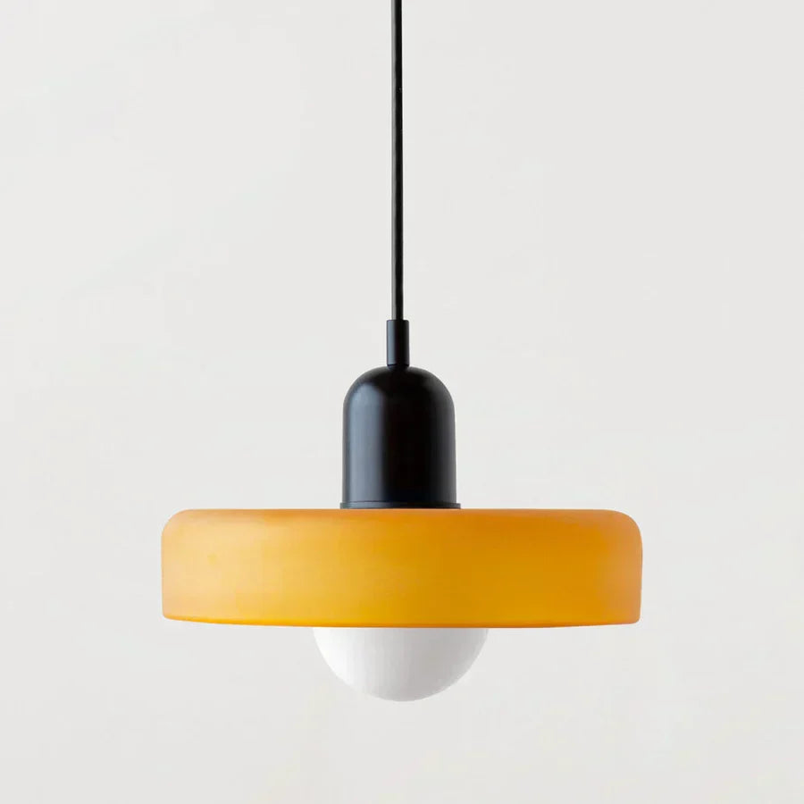 Lampada a sospensione in vetro soffiato stile scandinavo