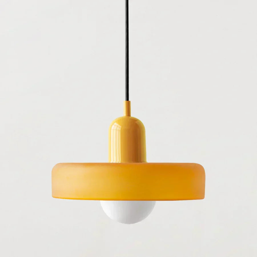 Lampada a sospensione in vetro soffiato stile scandinavo