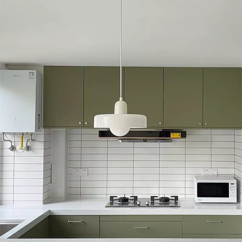 Lampada a sospensione in vetro soffiato stile scandinavo