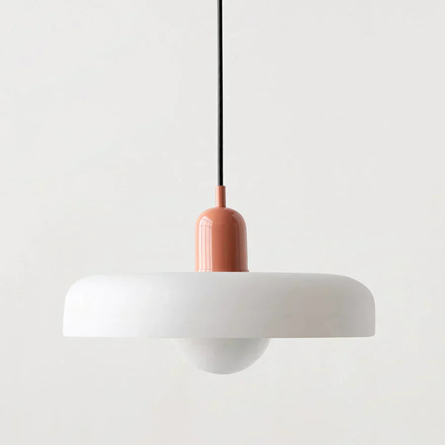 Lampada a sospensione in vetro soffiato stile scandinavo