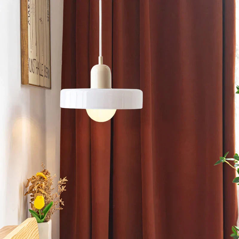 Lampada a sospensione in vetro soffiato stile scandinavo