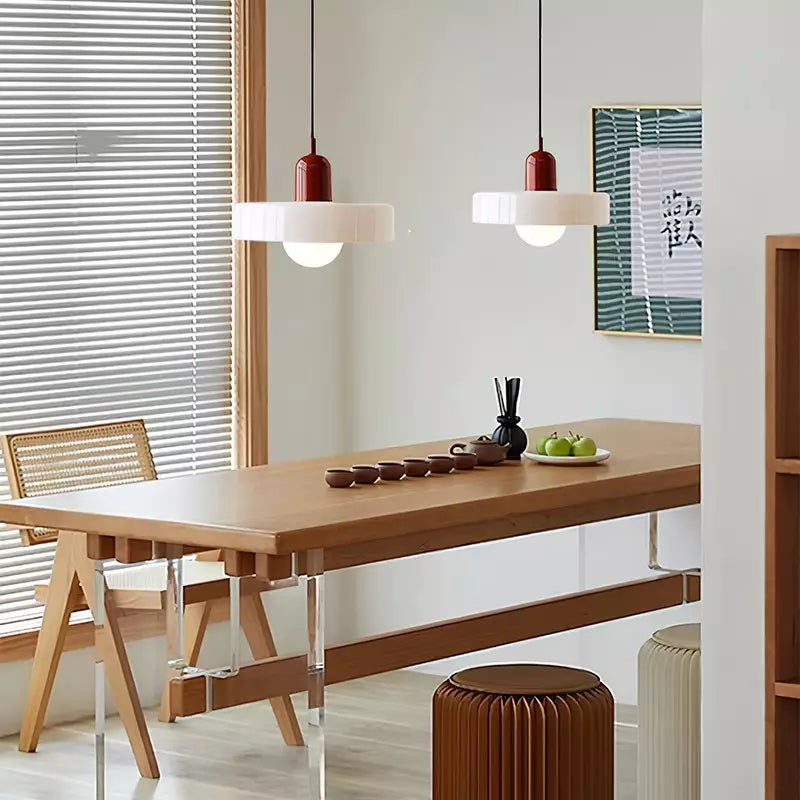 Lampada a sospensione in vetro soffiato stile scandinavo
