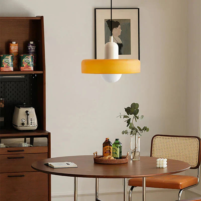 Lampada a sospensione in vetro soffiato stile scandinavo