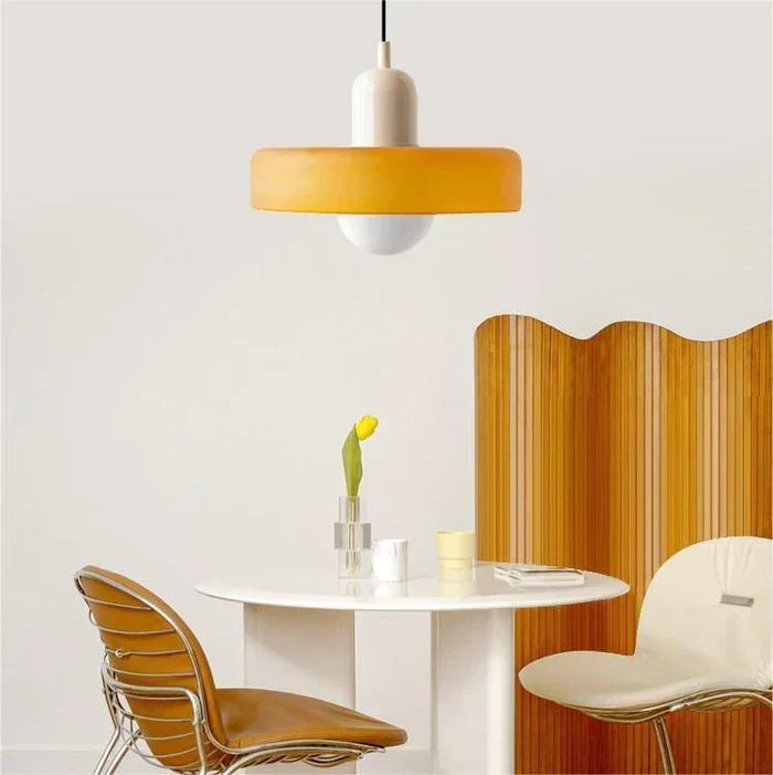 Lampada a sospensione in vetro soffiato stile scandinavo