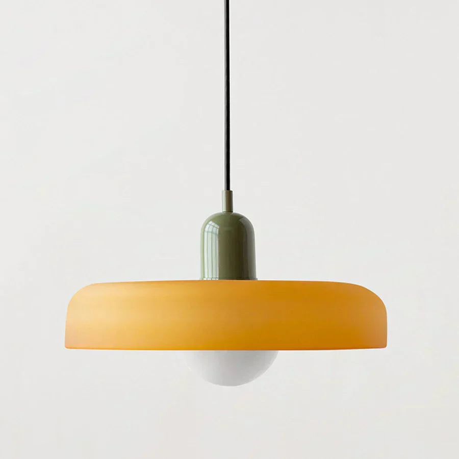 Lampada a sospensione in vetro soffiato stile scandinavo