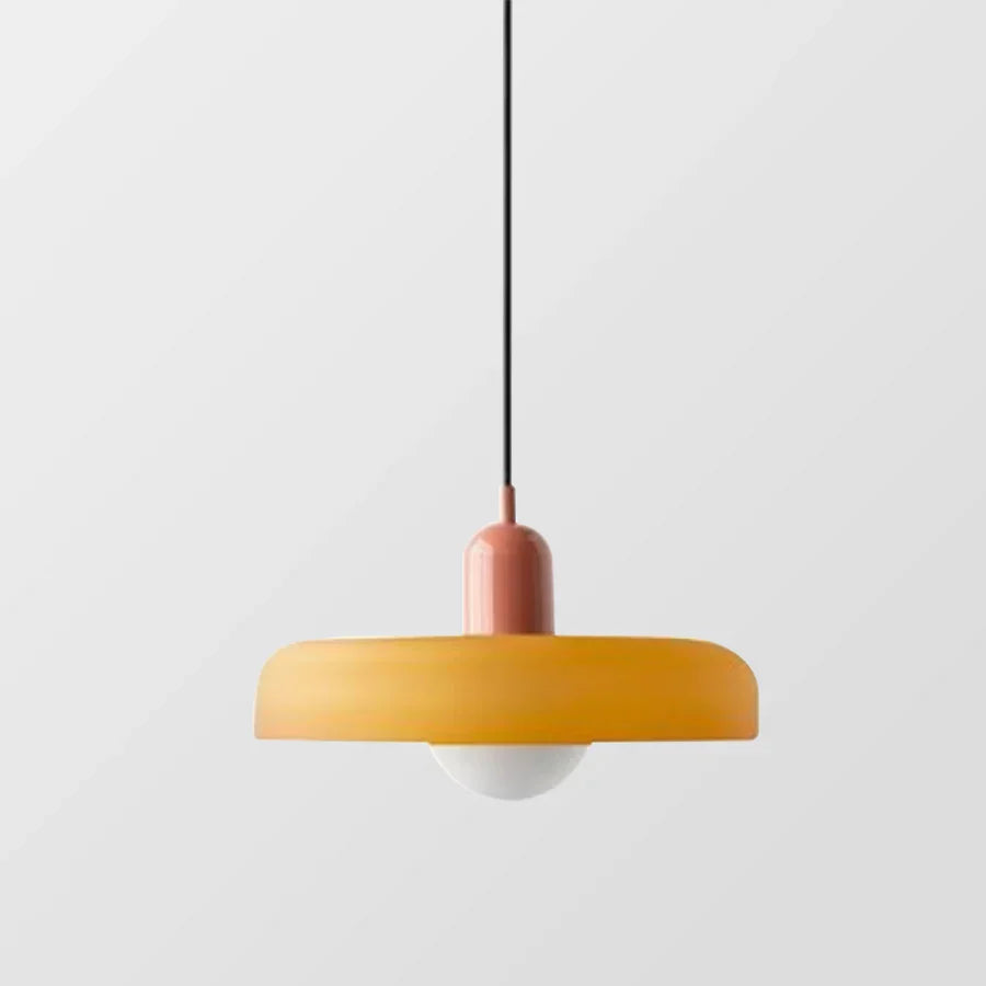 Lampada a sospensione in vetro soffiato stile scandinavo