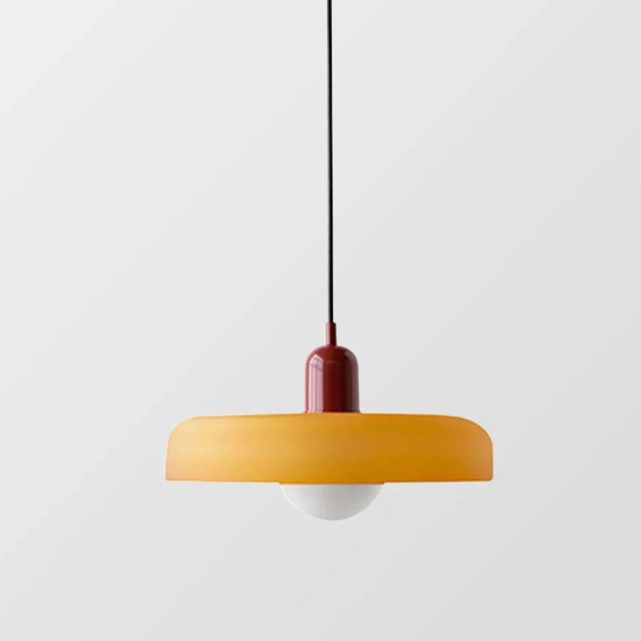 Lampada a sospensione in vetro soffiato stile scandinavo