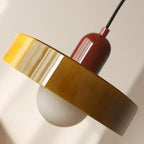 Lampada a sospensione in vetro soffiato stile scandinavo