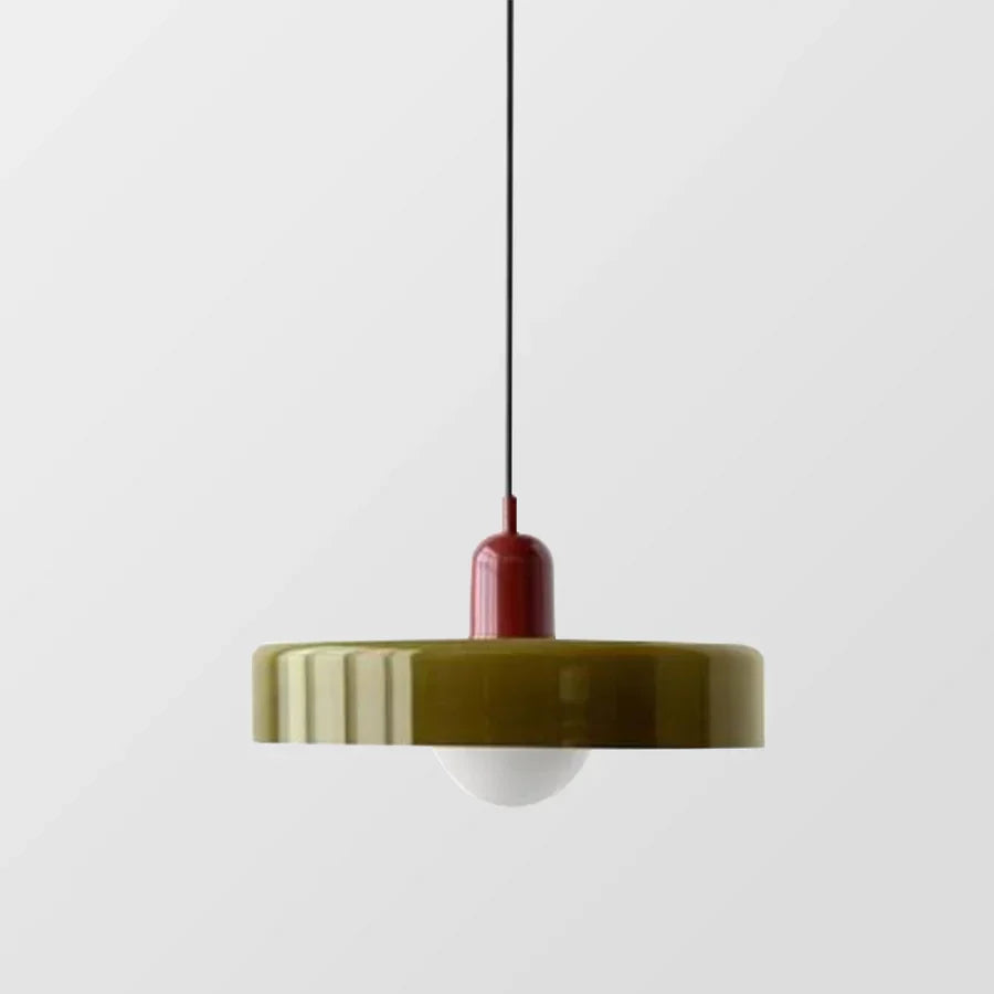Lampada a sospensione in vetro soffiato stile scandinavo