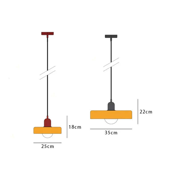 Lampada a sospensione in vetro soffiato stile scandinavo