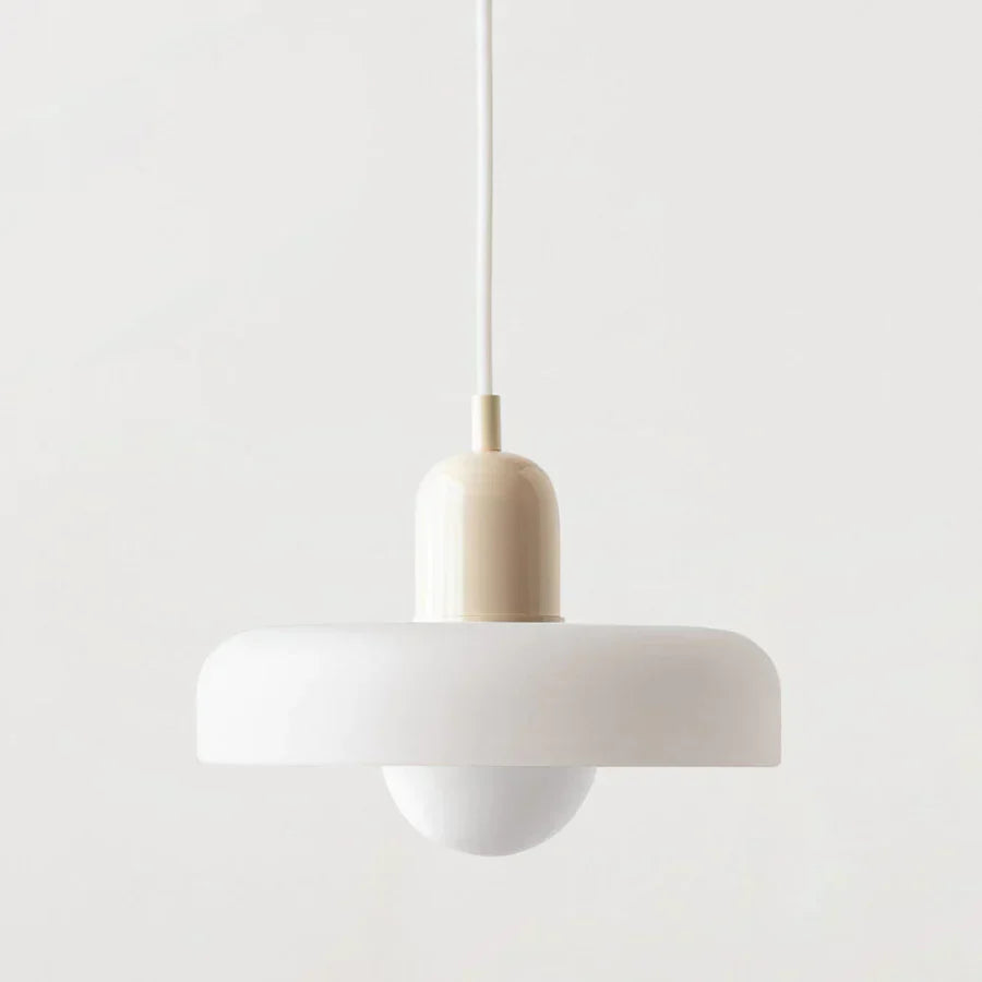 Lampada a sospensione in vetro soffiato stile scandinavo