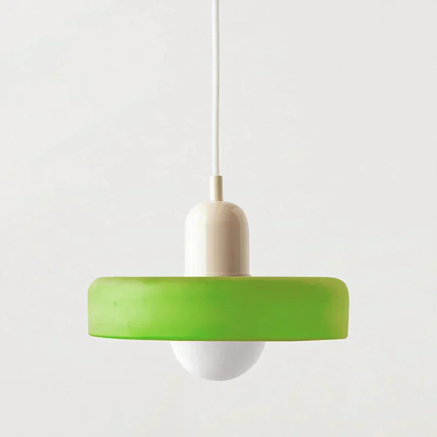 Lampada a sospensione in vetro soffiato stile scandinavo