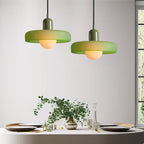 Lampada a sospensione in vetro soffiato stile scandinavo