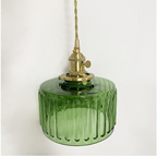 Lampada a sospensione vintage in cristallo per sala da pranzo e soggiorno