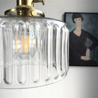Lampada a sospensione vintage in cristallo per sala da pranzo e soggiorno