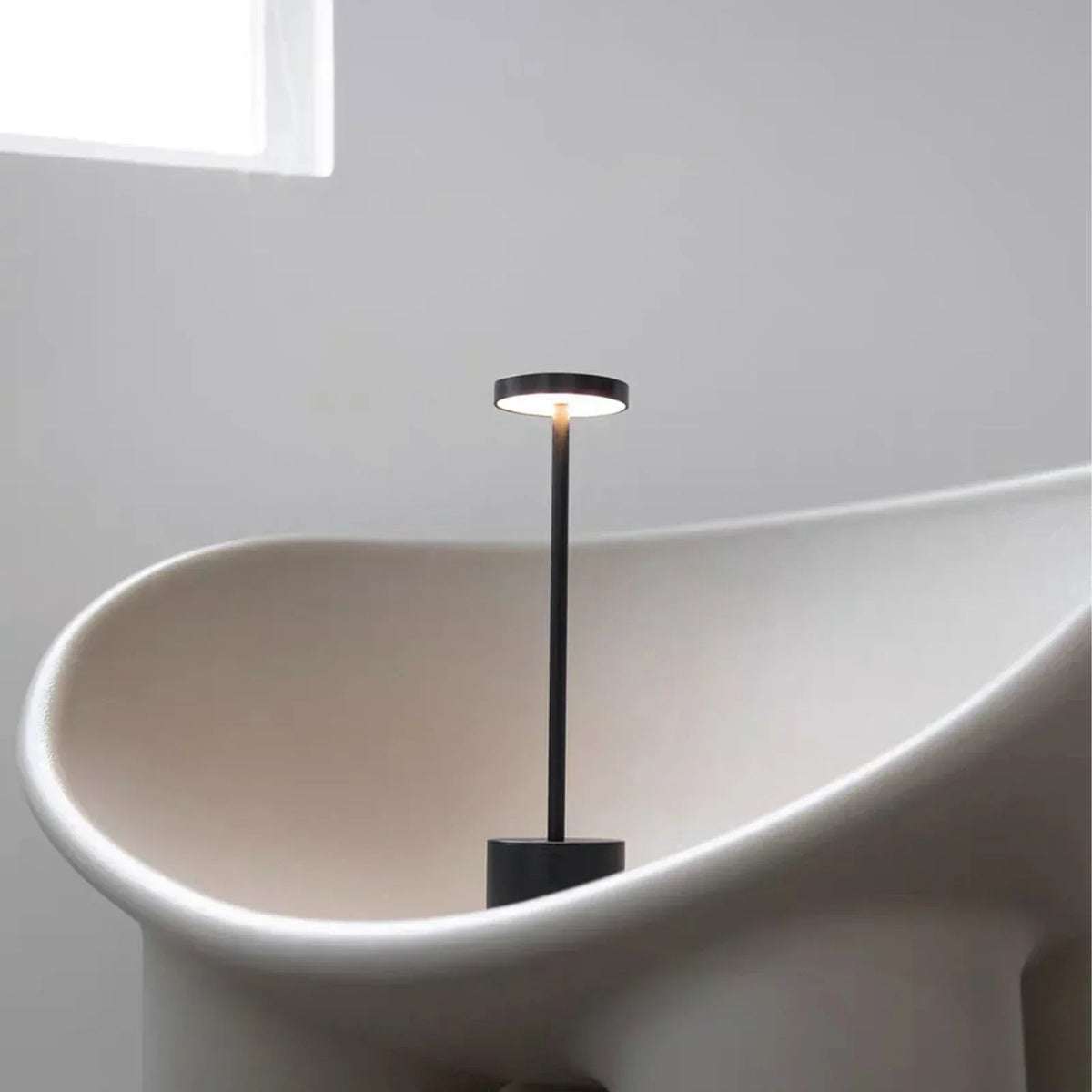 Lampada wireless classica – Lampada da tavolo LED touch con 3 temperature di colore regolabili