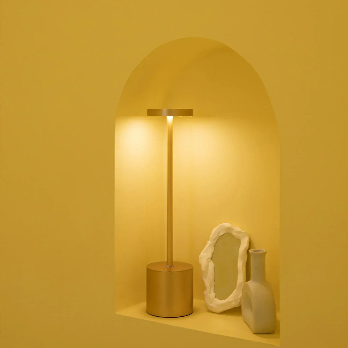 Lampada wireless classica – Lampada da tavolo LED touch con 3 temperature di colore regolabili