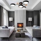 Lampadario a Soffitto Moderno a LED – Flush Mount Chandelier