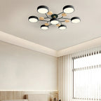 Lampadario a Soffitto Moderno a LED – Flush Mount Chandelier