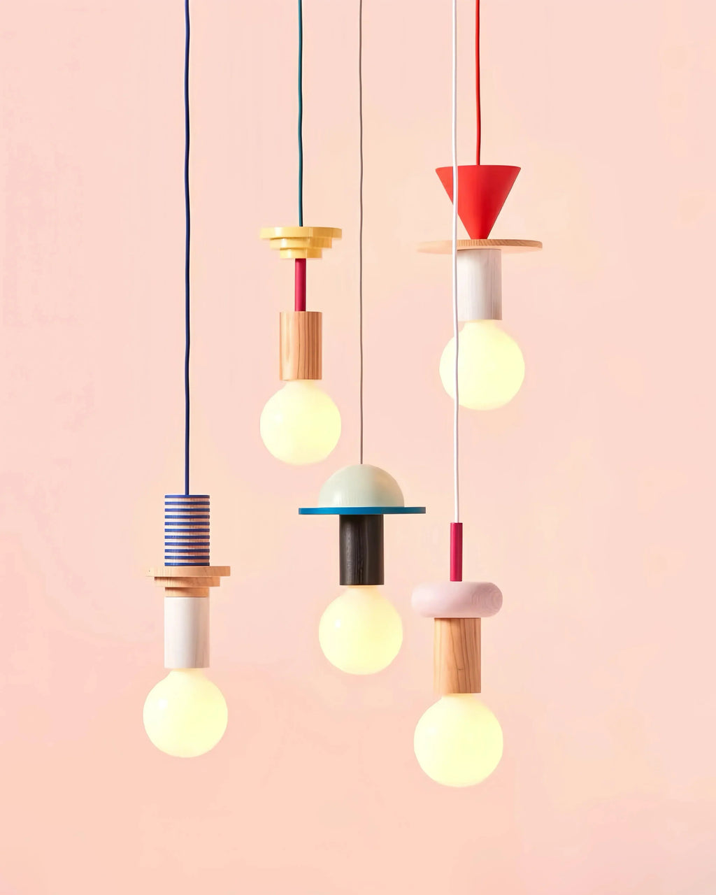 Lampadario geometrico Memphis