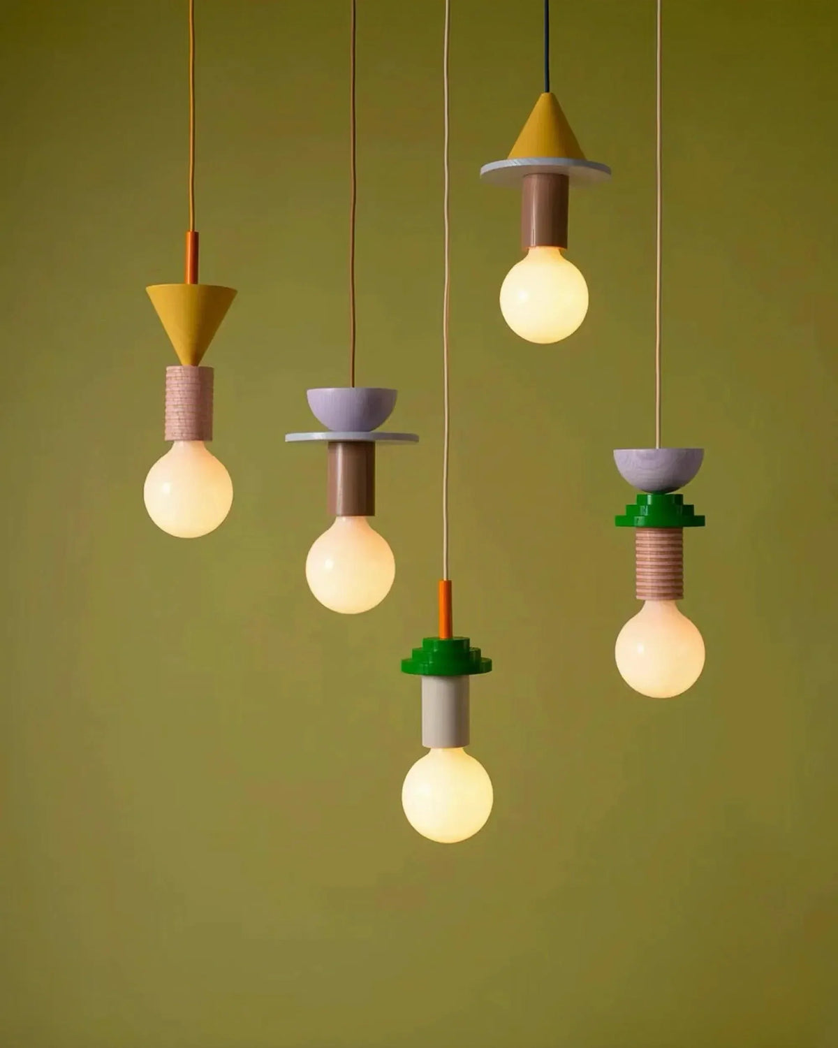 Lampadario geometrico Memphis
