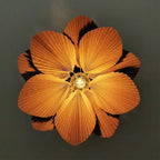 Lampadario LED moderno a forma di fiore Art Déco