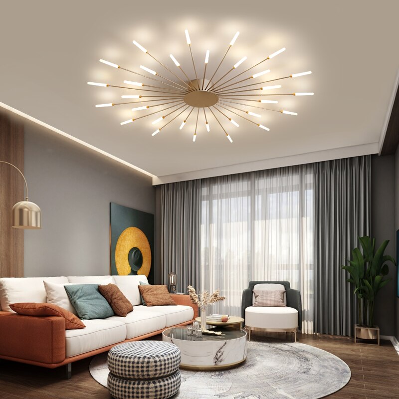 Lampadario moderno di lusso per interni eleganti