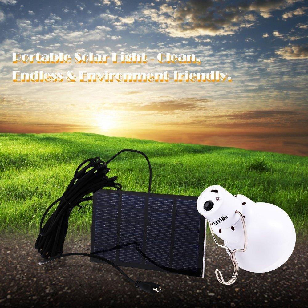 Lampadina LED a energia solare per casa e outdoor