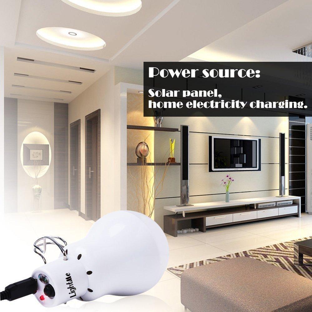 Lampadina LED a energia solare per casa e outdoor