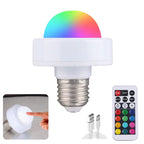 Lampadina LED ricaricabile RoyaleGlow con telecomando e controllo touch multicolore