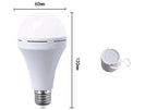Lampadina ricaricabile d'emergenza con batteria integrata