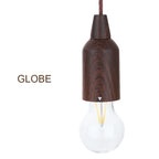 Lampadina ricaricabile da esterno minimalista per campeggio, portico e giardino