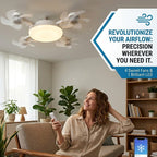 Lampadina ventilatore da soffitto con telecomando