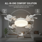 Lampadina ventilatore da soffitto con telecomando