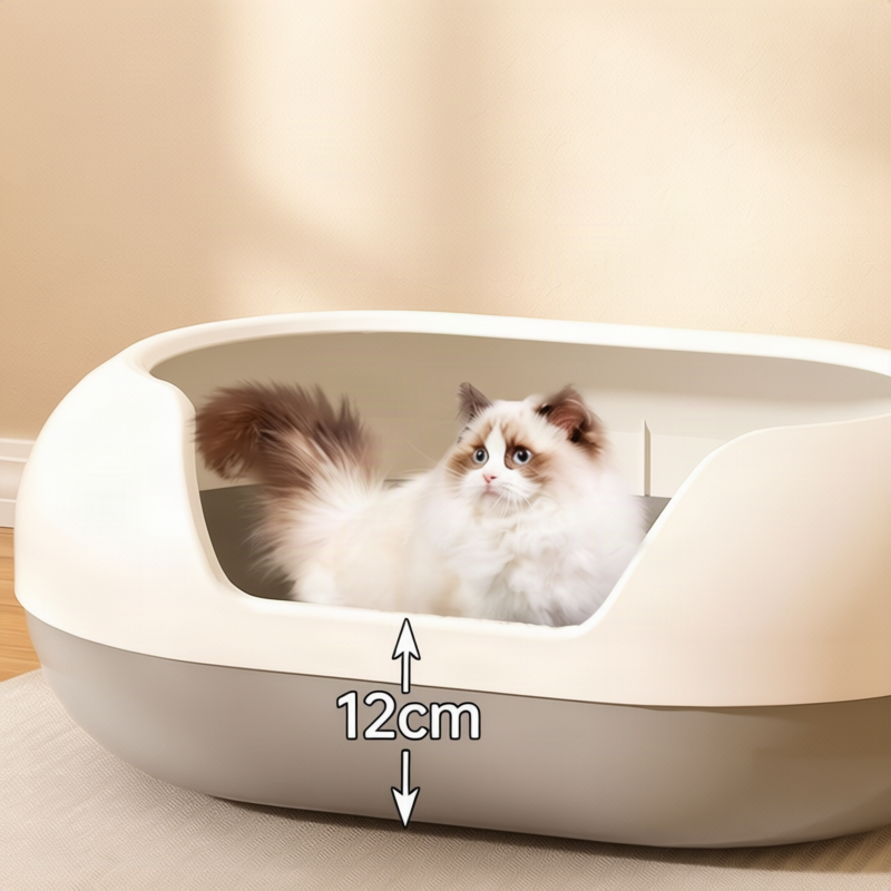 Lettiera semi-aperta per gatti, larghezza 35 cm
