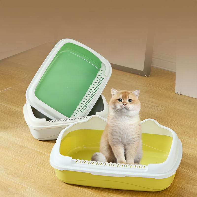 Lettiera semichiusa per gatti, larghezza 35 cm