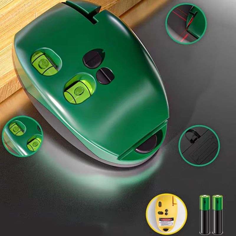 Livella laser a linee con proiezione a 90° – dispositivo portatile per allineamento di precisione