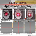 Livella laser multifunzione 4 in 1 con metro a nastro integrato