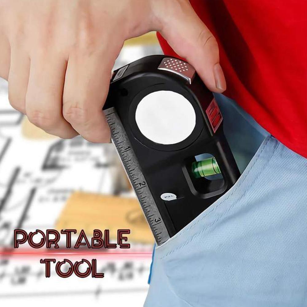 Livella laser multifunzione 4 in 1 con metro a nastro integrato