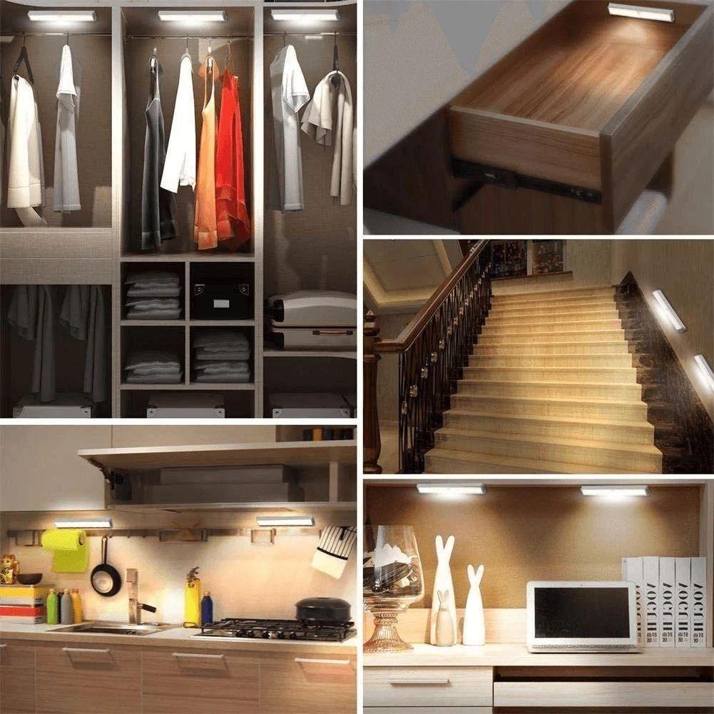 Luce LED con sensore di movimento per armadi e mobili