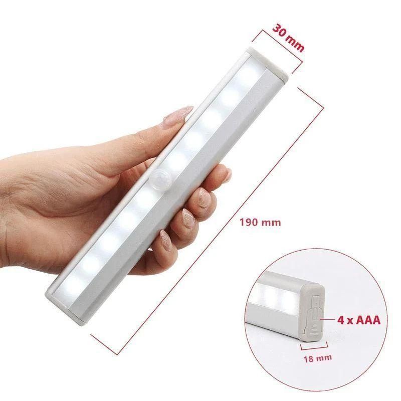 Luce LED con sensore di movimento per armadi e mobili