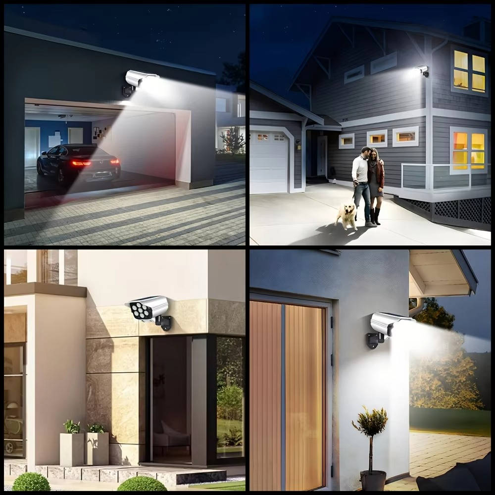 Luce solare con sensore di movimento 77 LED | 2000 lumen, rotazione 360 gradi, 3 modalità | impermeabile IP65 per estern