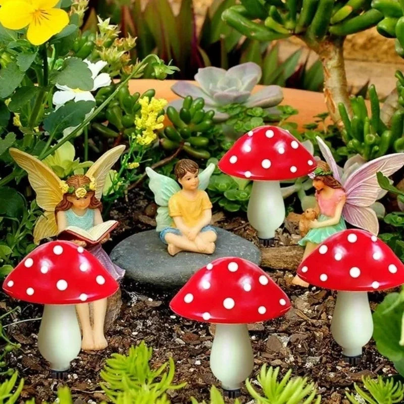 Luci da giardino solari a fungo | Fino a 20 LED, cavo da 12,5 m | Impermeabili IP65, sensore crepuscolare, 8 modalità lu