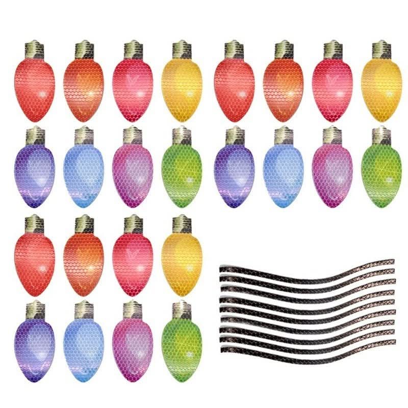 Luci natalizie magnetiche con finitura a specchio resistenti alle intemperie